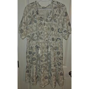 Sonoma Cotton Blend Statement Sleeve Dress XL
New Without Tags